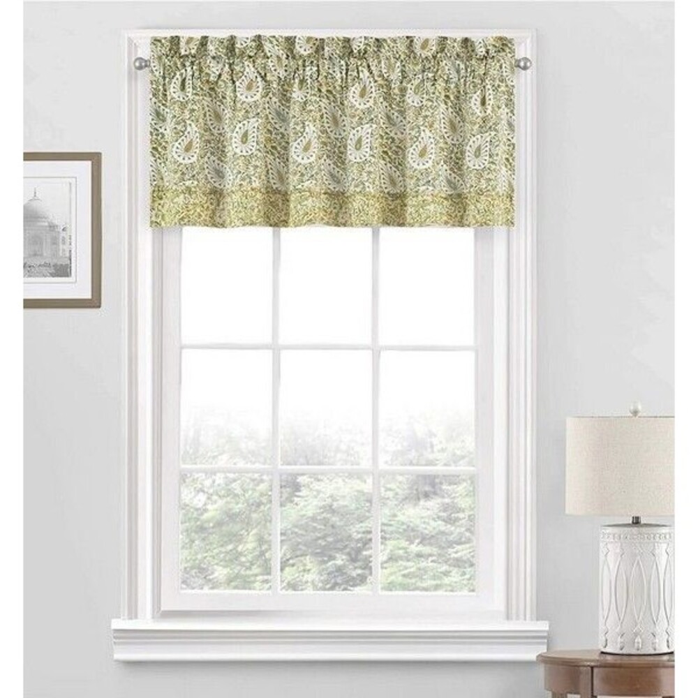 Waverly Paisley Verveine Spring Window Valance Rustic French Country 52x18"